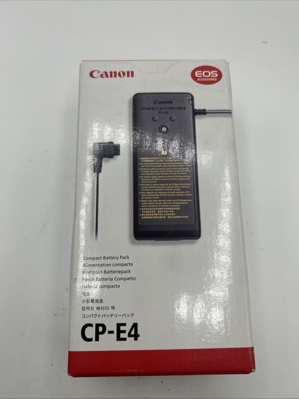 Canon CP-E4 Compact Battery Pack for Speedlite UNTESTED #204