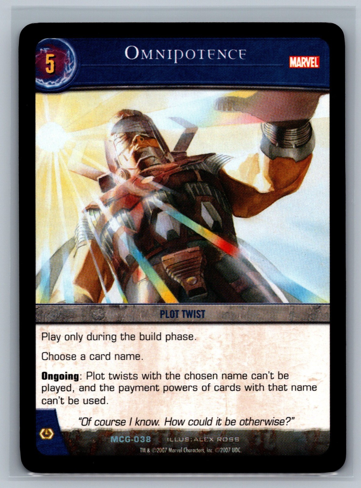 Vs System TCG The Coming of Galactus Omnipotence #MCG-038 CCG