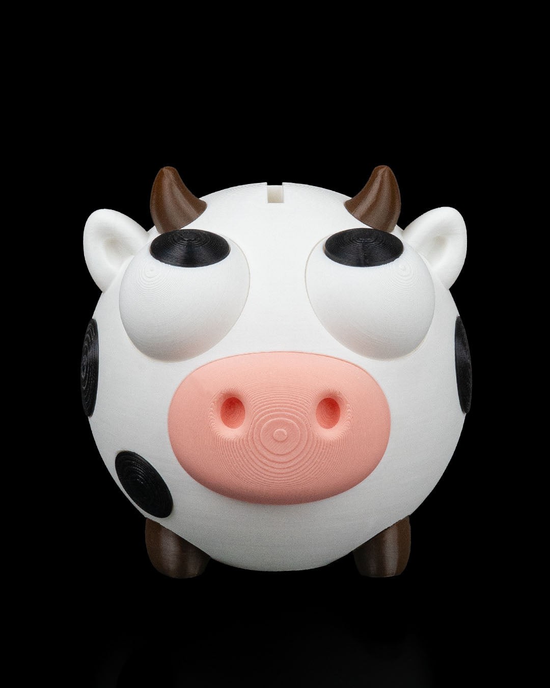 Moo-ney Saves Coin Bank – Cute Cow Piggy Bank | 3D Printed Whimsy Vaults Farm