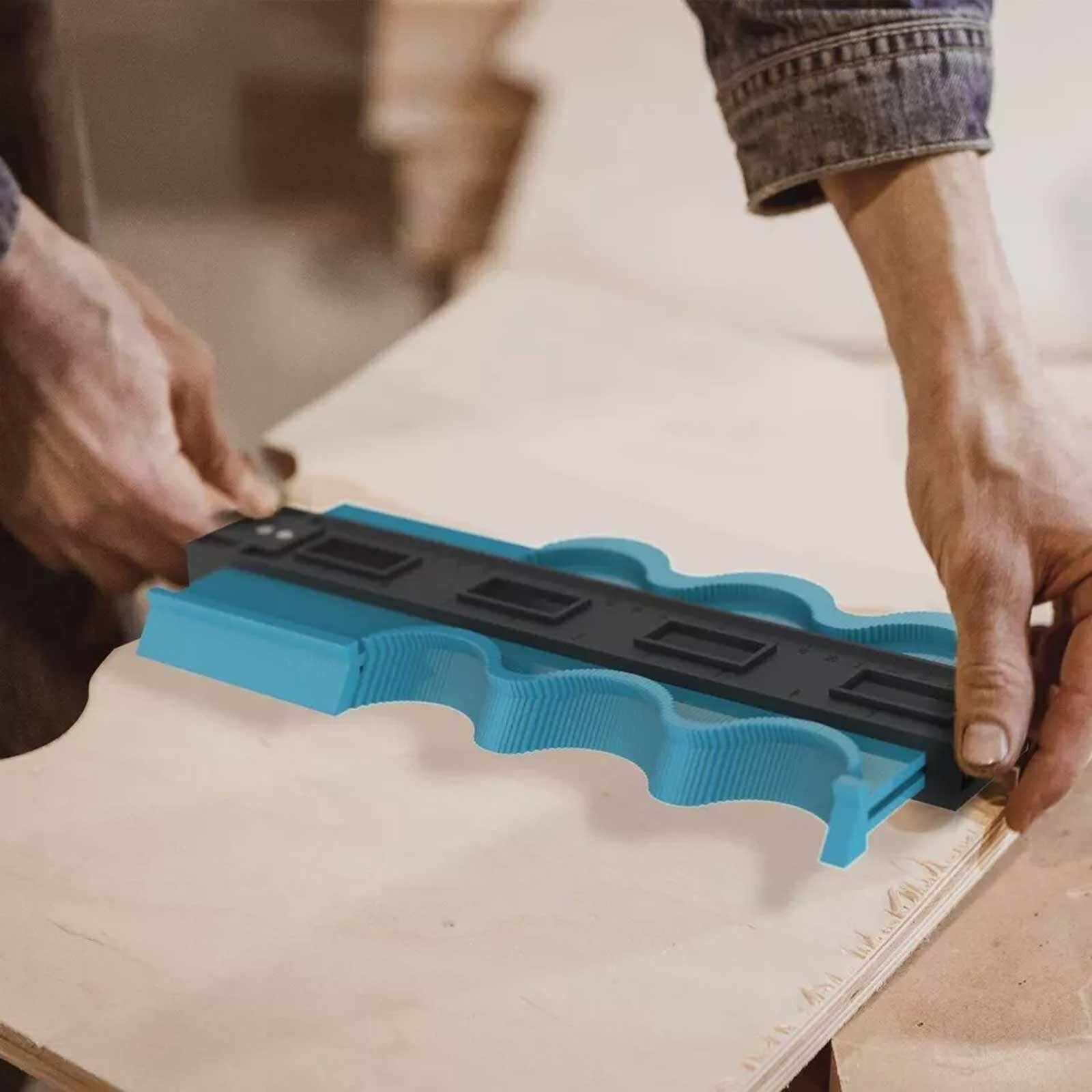 Contour 5" Gauge Profile Tool With Bubble Level- Locking Super Duplicator Tool