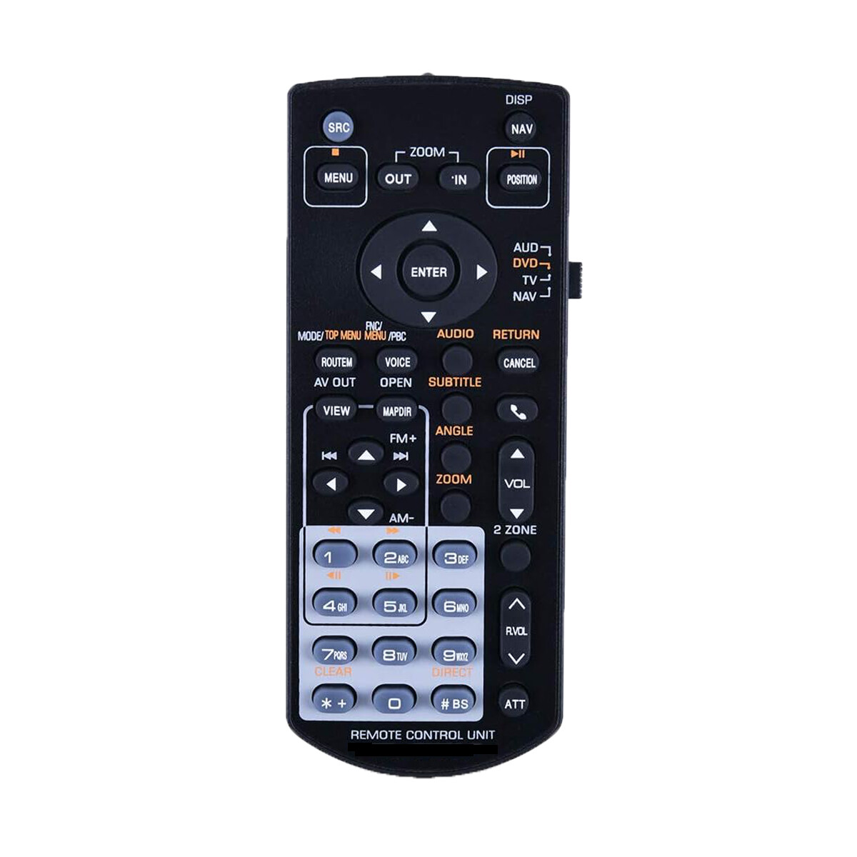 New For Kenwood DMX-125BT DMX125BT DMX-1037S DMX1037S Car Video Remote Control