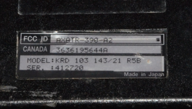 Macom Model KRD 103 143/21 R5B.