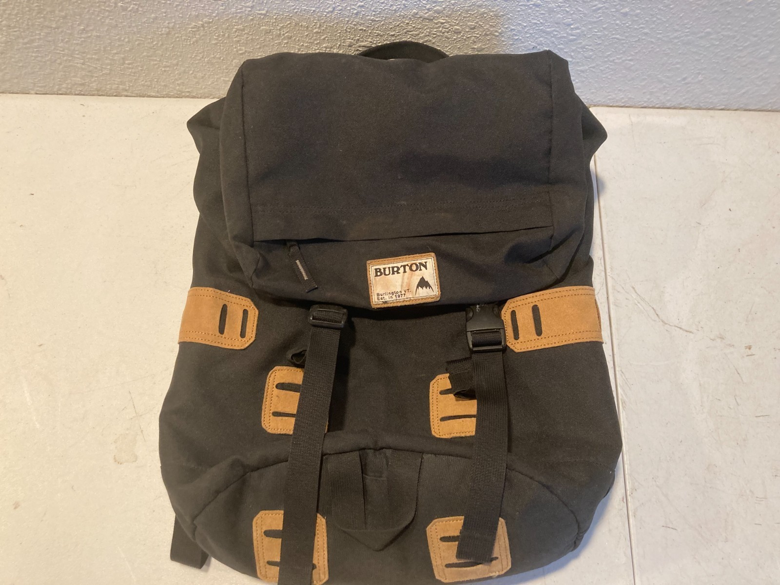 Burton Backpack Rucksack Black Camping Hiking Outdoor Sports