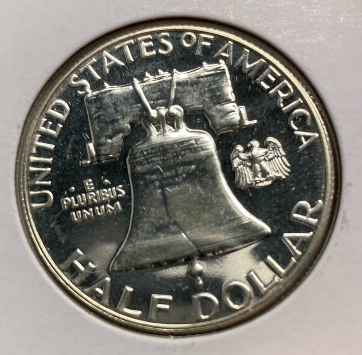 1962 Proof Franklin Silver 50¢ **VERY NICE COIN** (Stock Photo)