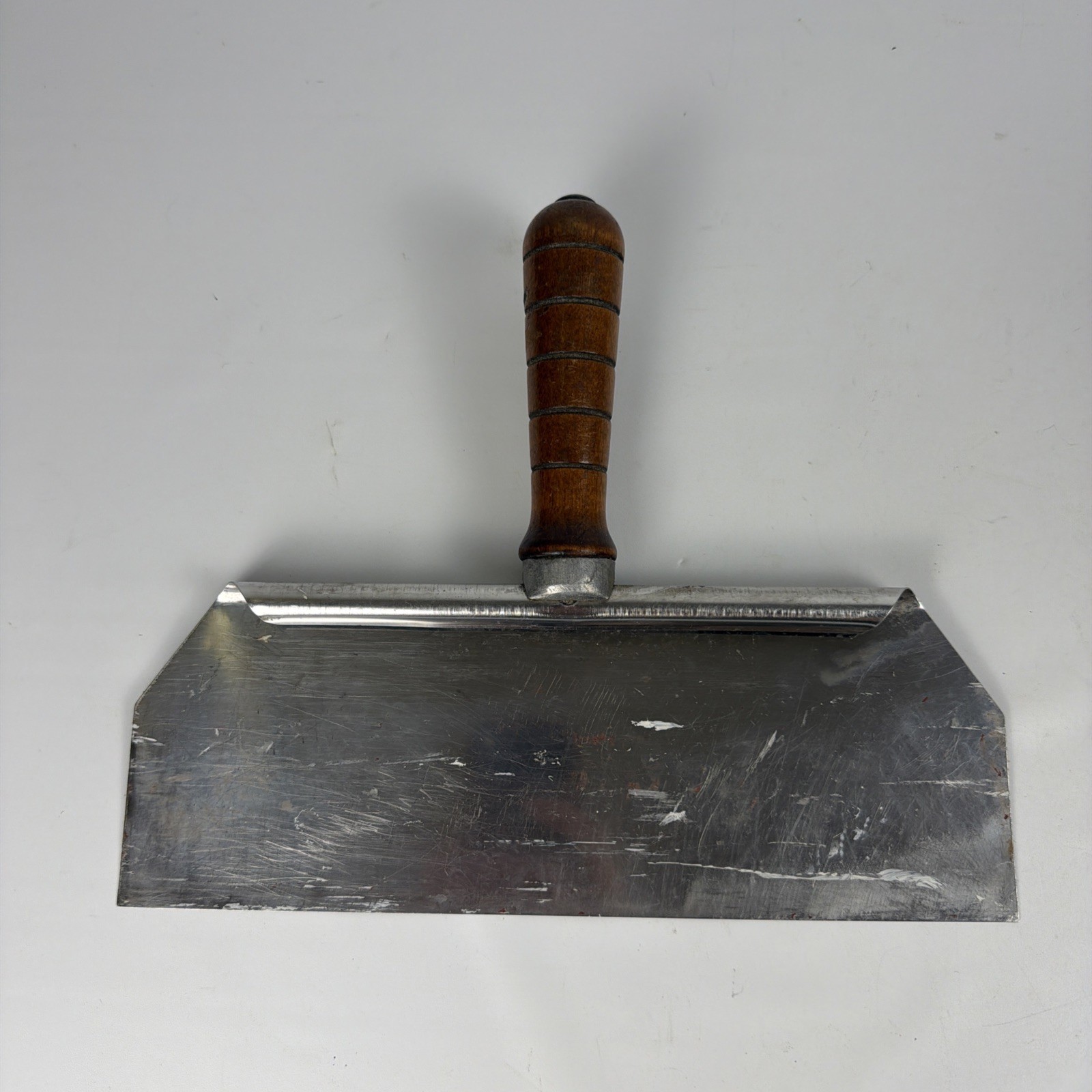 Vintage Drywall Taping Knife Joint Knife Stainless Steel Wood Handle Tool
