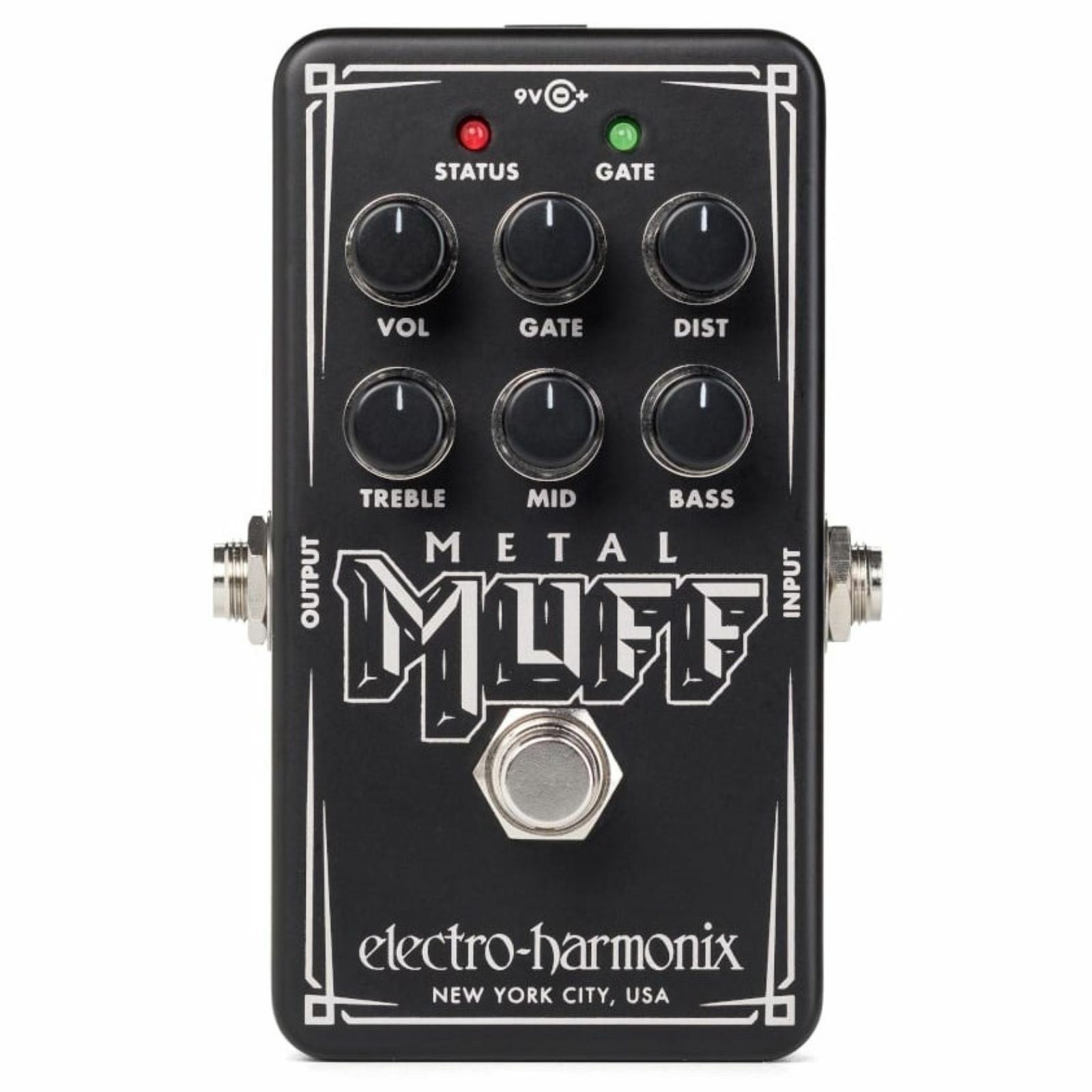 Electro-Harmonix EHX Nano Metal Muff Distortion Effects Pedal with Noise Gate