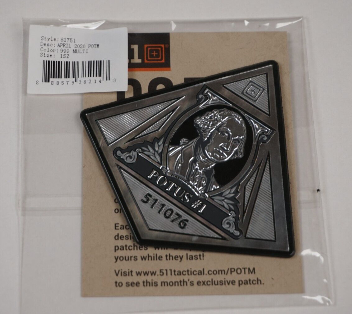 5.11 Tactical April 2020 Potus #1 POTM Metallic in Packaging 81751 (511008)