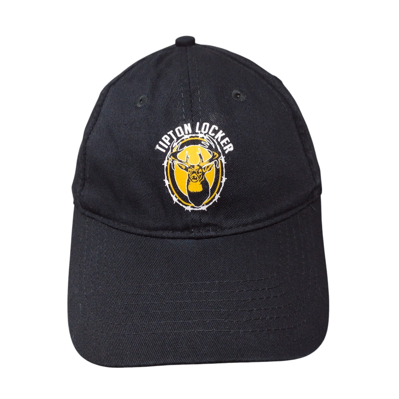 Tipton Locker Youth Strapback Hat Black One Size Adjustable Port & Company