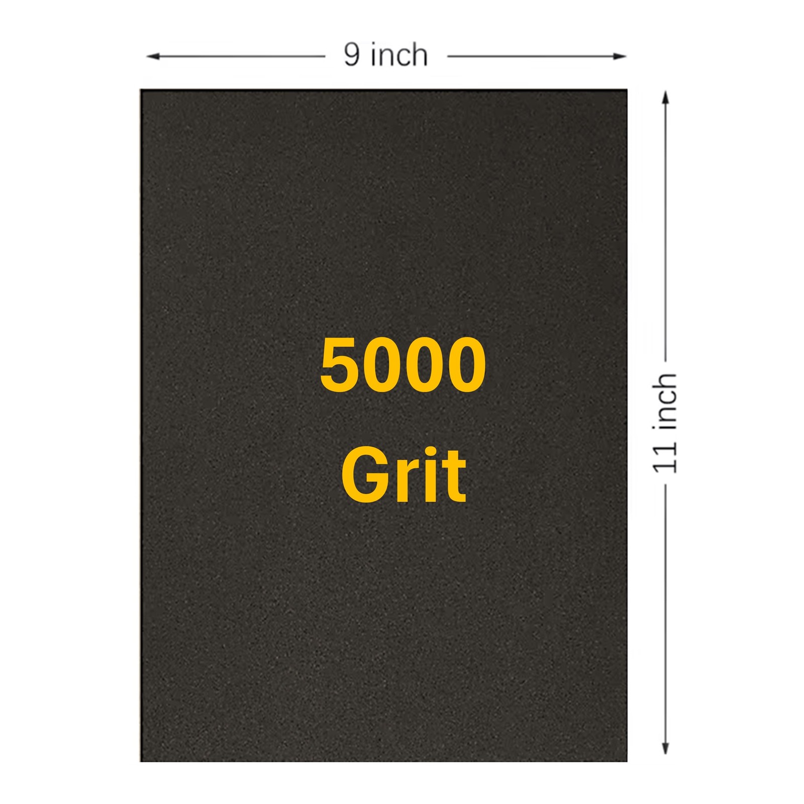 5000 Grit Wet / Dry Sandpaper 9 in. x 11 in. Sheet (25 Sheets)