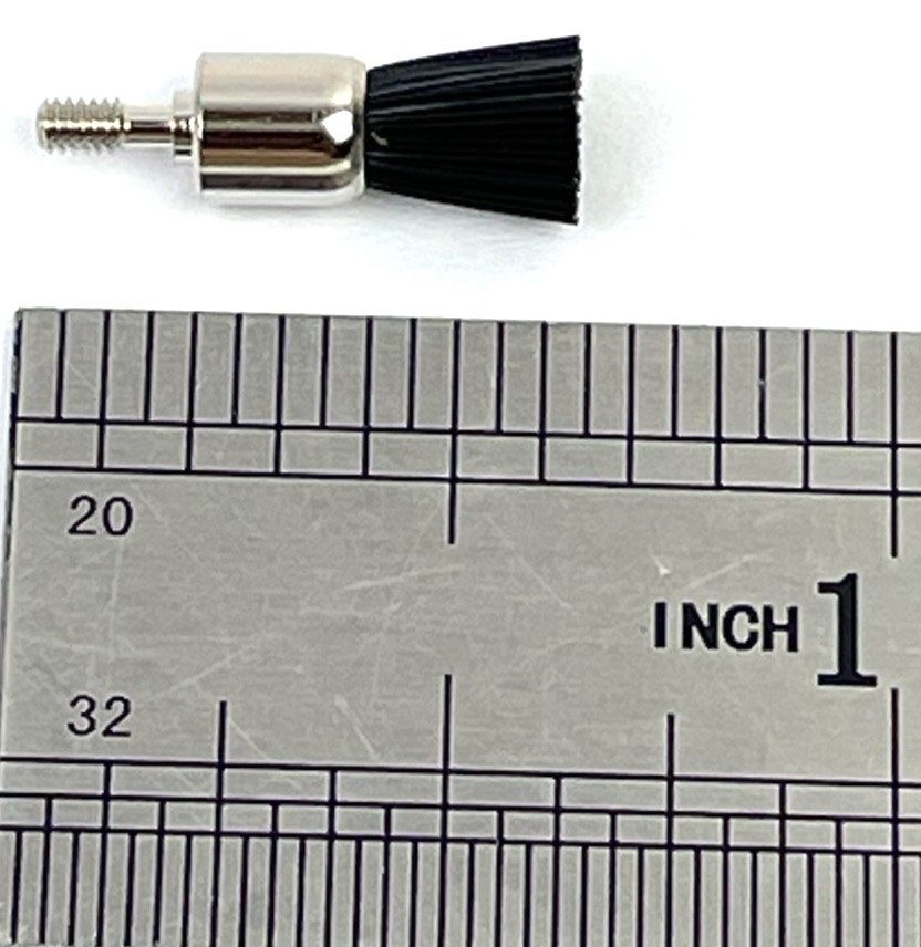 100pc Stoddard Pencil Brush Nylon Black KS/BNSC