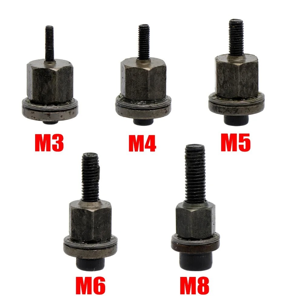 M3-M10 Rivet Nut Gun Head Nuts Easily Assemble Riveter Rivnut Tool Mandrel Kit