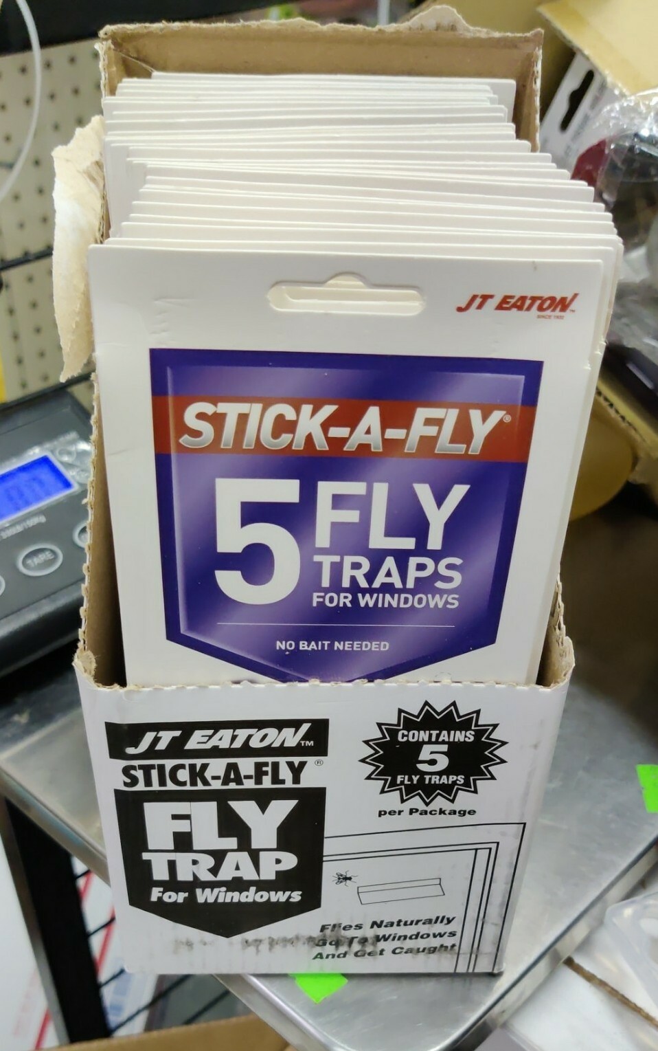 24 Packs (120 Traps) Sticky Glue Fly Insect Trap ~ New By JT Eaton