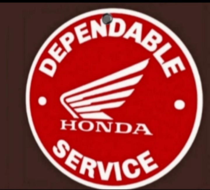 Iconic Honda Dependable Service Classic Metal Garage / Man Cave Sign