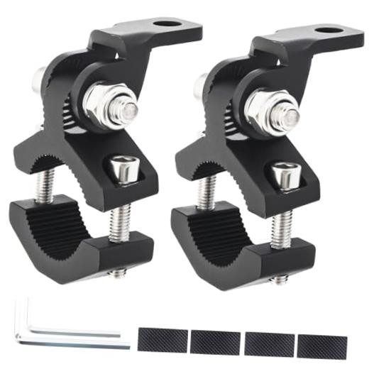Windance 2pcs Light Bar Mount Bracket Front Fork Fog Light Spotlight Small