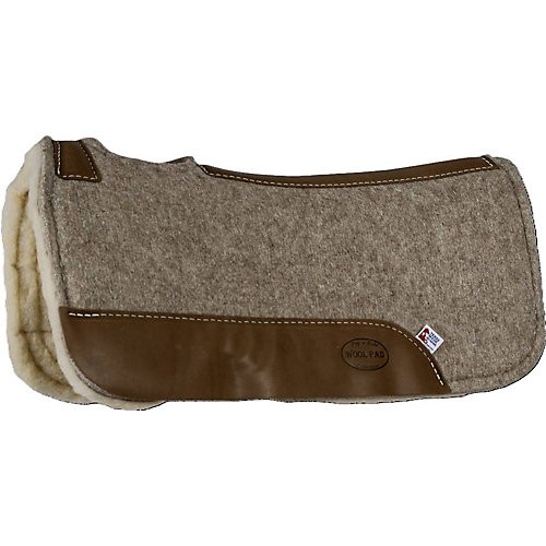 Mustang Junior Contoured Tan Wool Pad