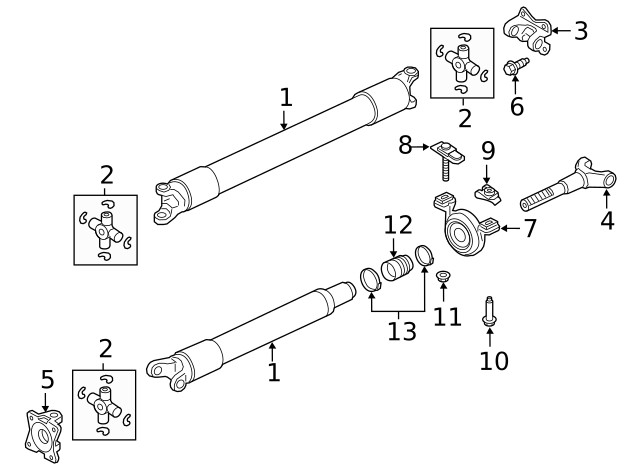 Genuine Ford Radiator Support Splash Shield Nut W717461S439
