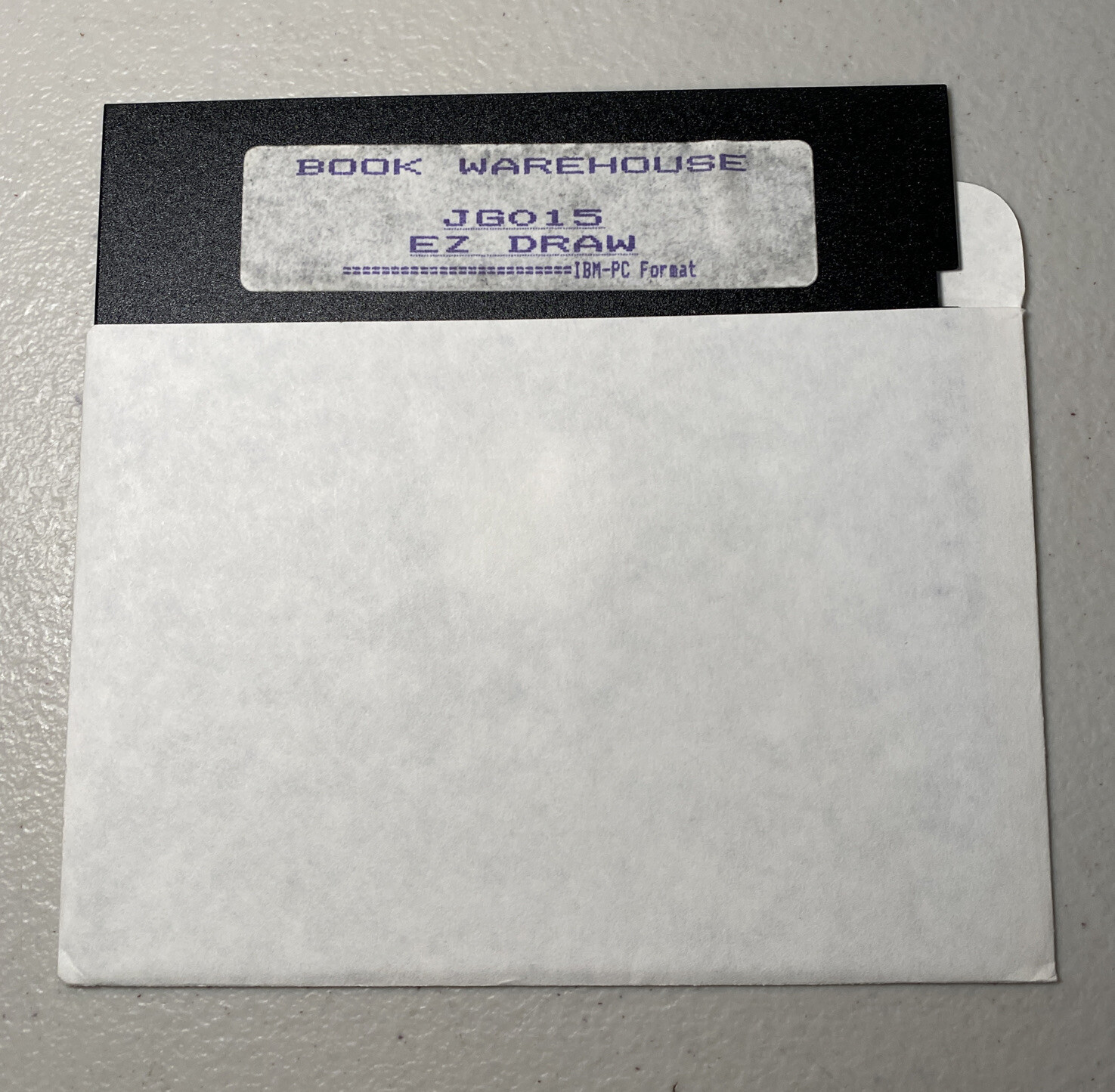 IBM Tandy Software Book Warehouse JG015 EZ Draw 5.25”