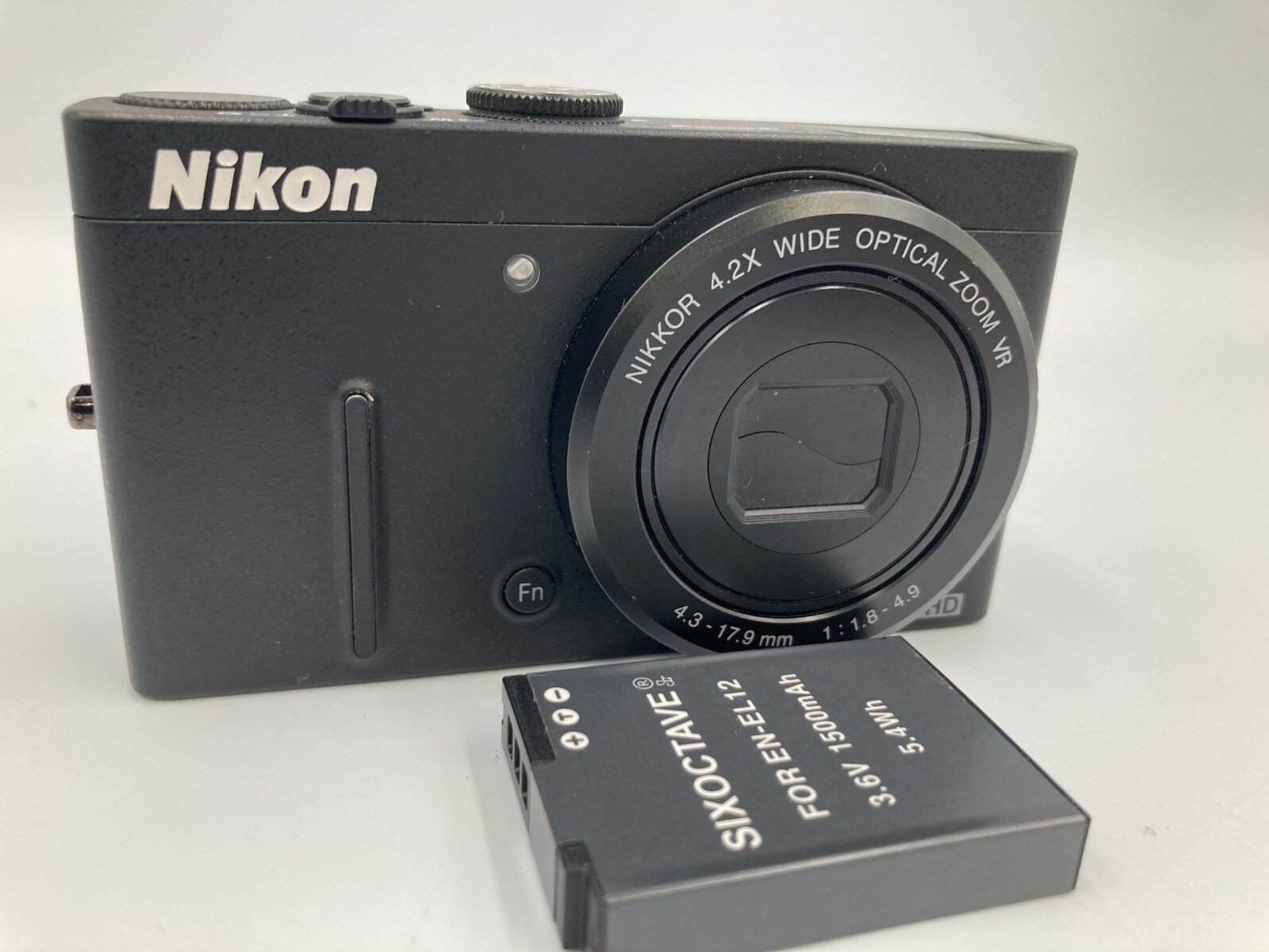 Excellent Nikon Coolpix P310 black Compact Digital Camera 16.1MP 0388