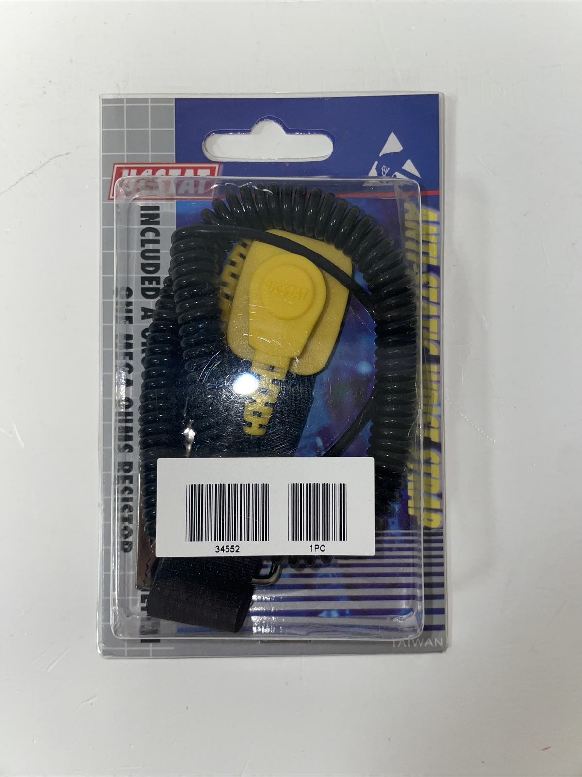 2 Anti-Static Wrist Straps UCSTAT - UC-WS1-9 black  9' PU coil cord