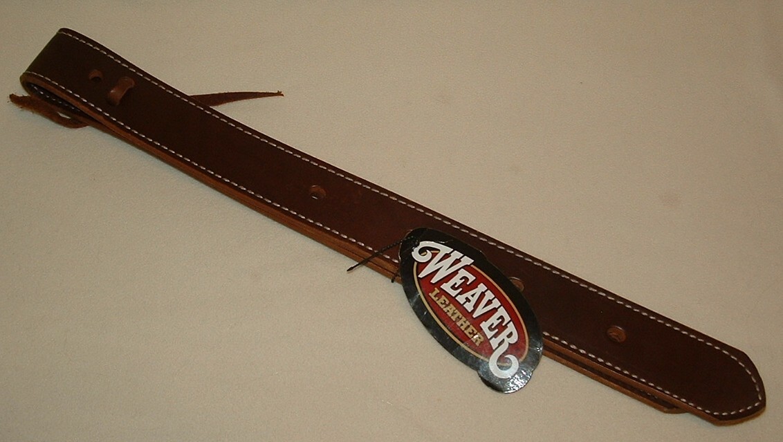 Weaver Leather Double Ply Stitched Leather Off Billet Western Saddle 1 3/4 x 39"