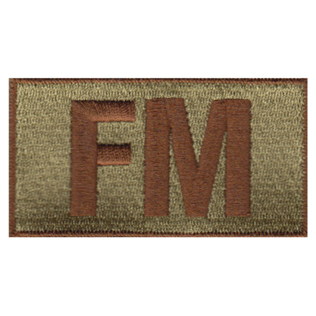 Finance Management (FM) Shoulder Identifier Multicam/OCP Patch
