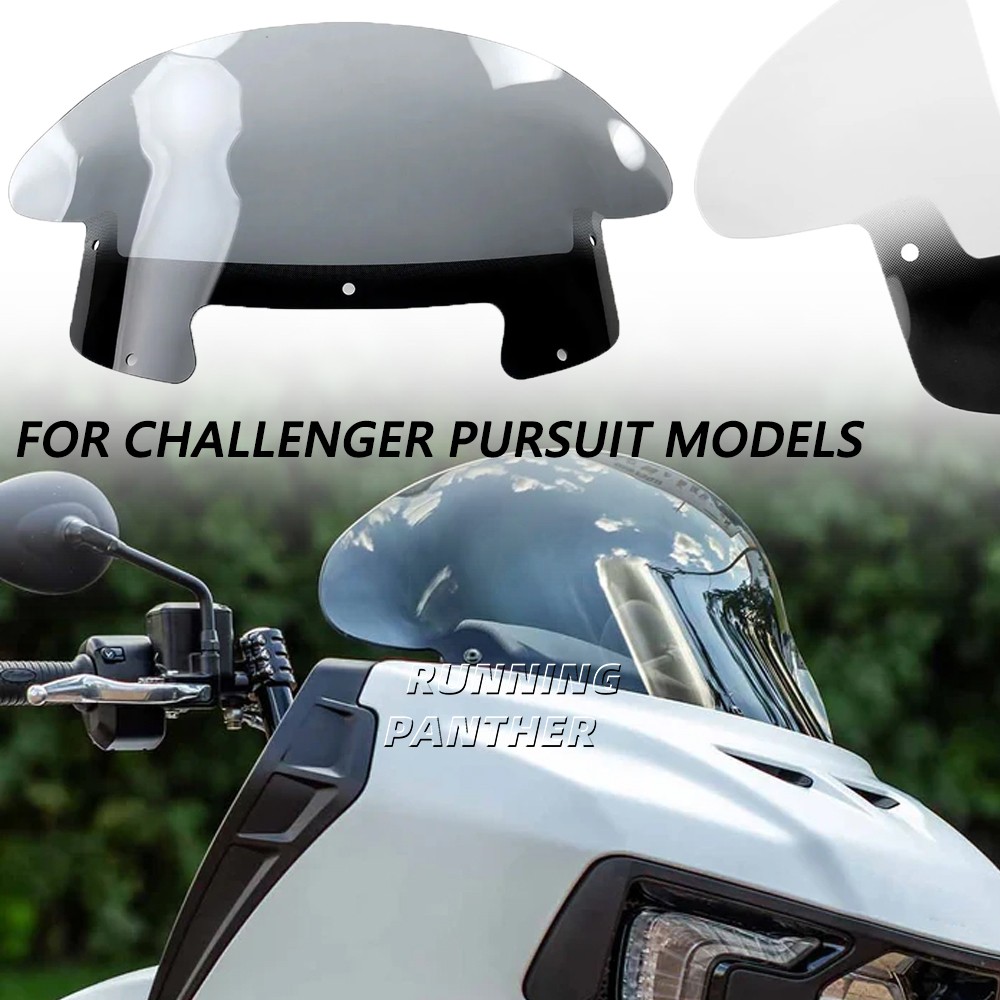 11'' Flare Windshield Tinted Wind Deflector New For Indian Challenger 2020-2025