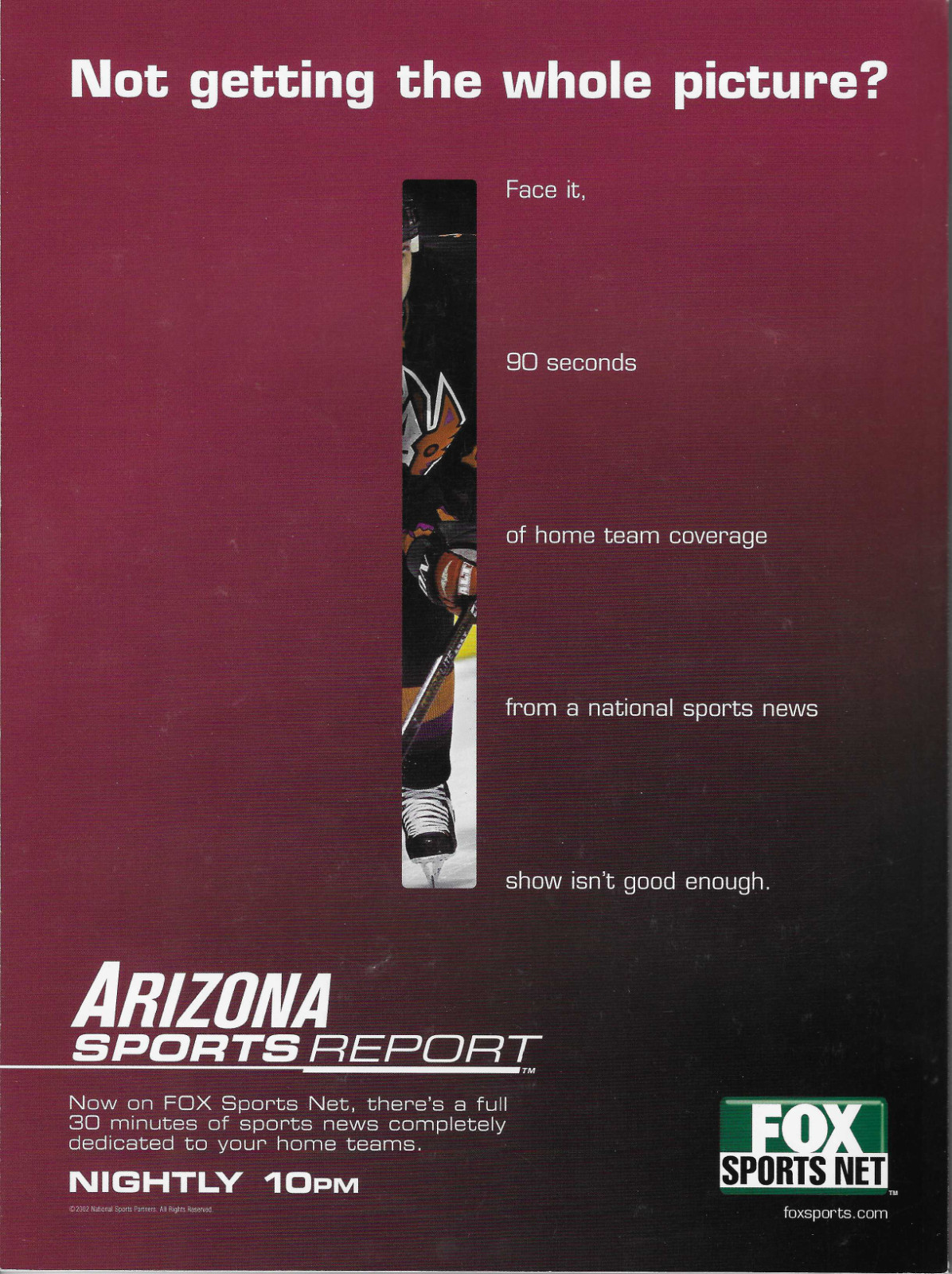 Program Coyotes Tonight Anaheim Ducks Vs Phoenix Mar 15, 2003 Mike Johnson