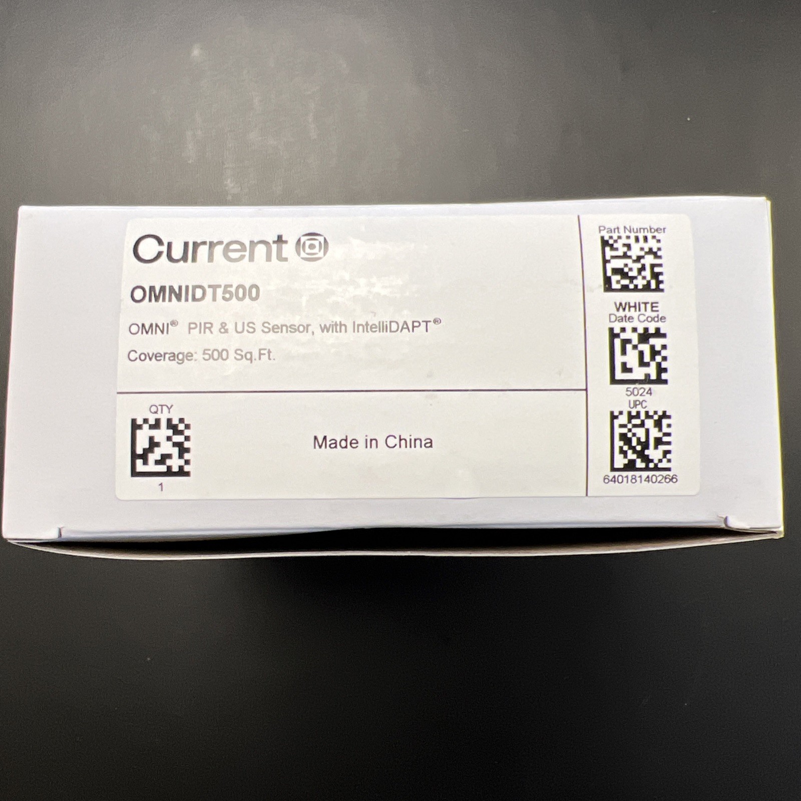 Current OMNIDT500 Ceiling Occupancy Sensor PIR/US 500 Sq Ft White