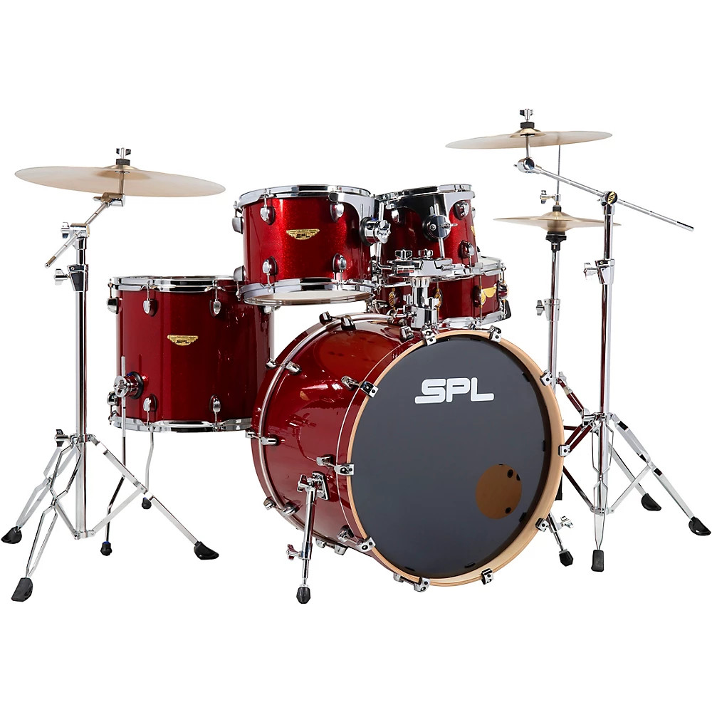 Sound Percussion Labs Velocity 5Piece Shell Pack Ruby Sequin Refurbished