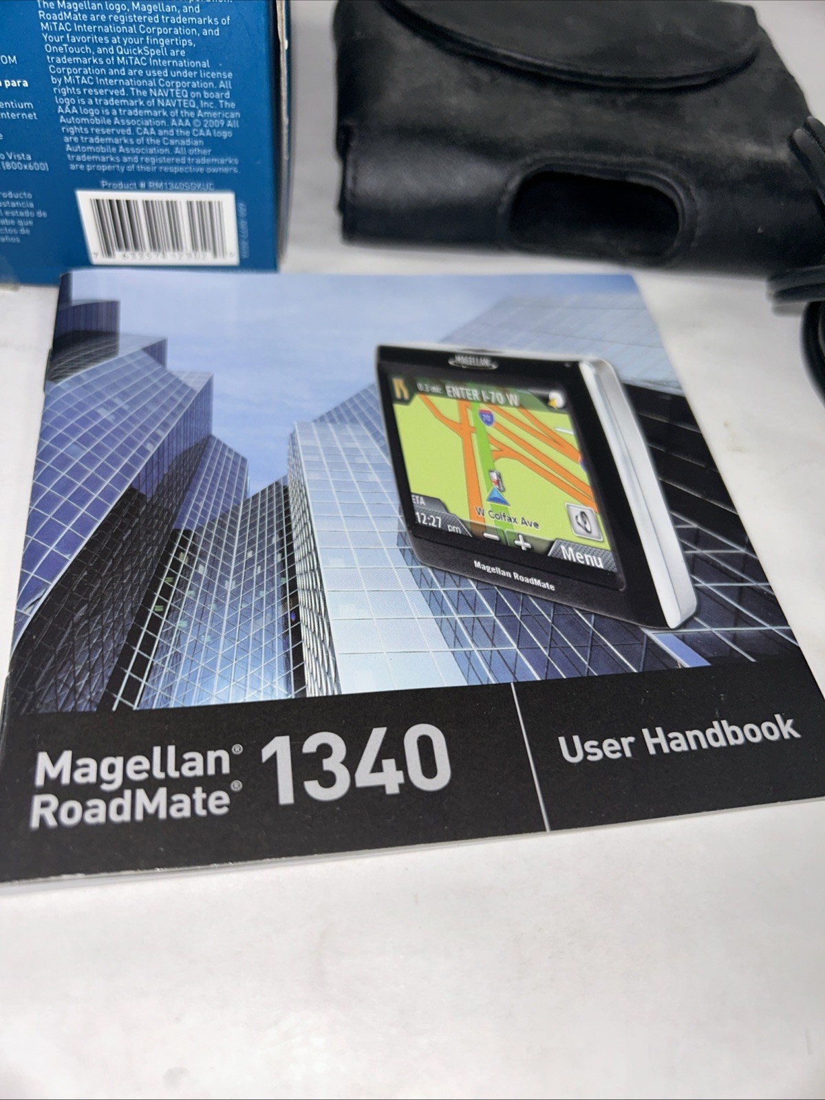 Magellan RoadMate 1340 GPS CD Two Chargers Manuals Bundle