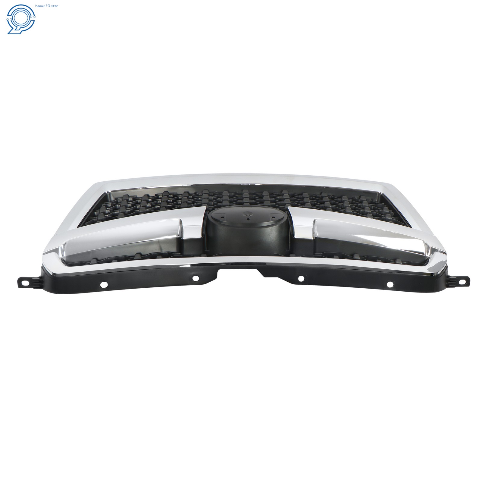 For Subaru Legacy 2013-14 Chrome+Blk Plastic Front Upper Bumper Grille Assembly