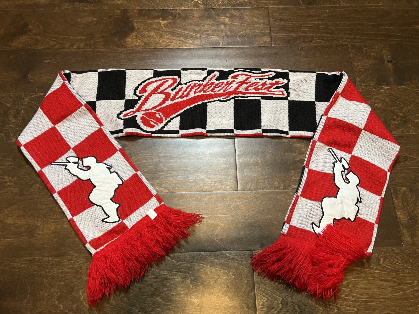 Bunkerfest Scarf Red/White/Black Paintball