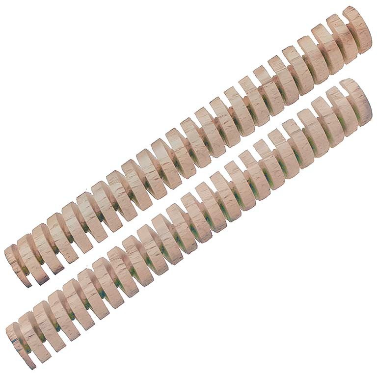 Sugar Maple Spiral (Light Toast), 8in - 2-Pack
