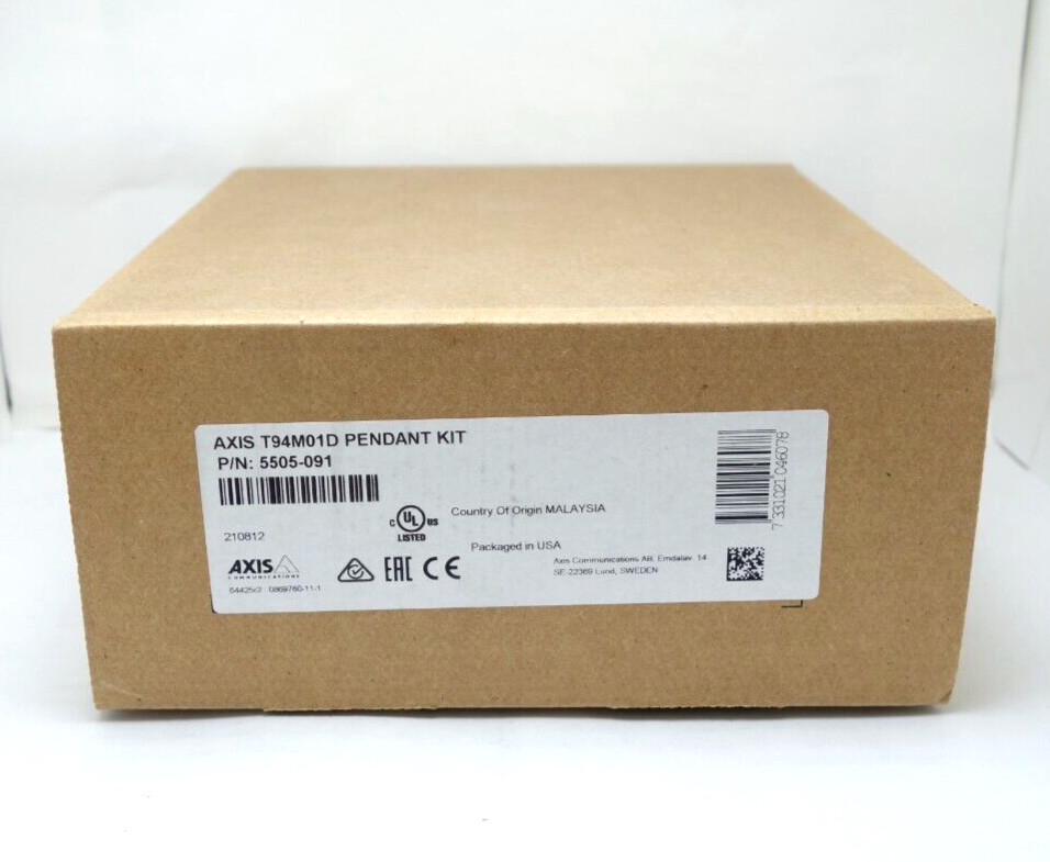New Axis T94M01D 5505-091 Pendant Camera Outdoor 1.5" NPS Threaded Kit Mount