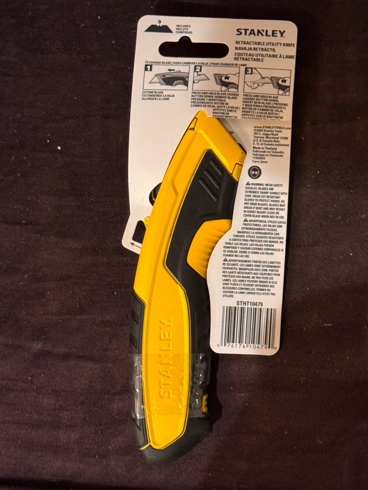 Two (2) Stanley Retractable Utility Knife