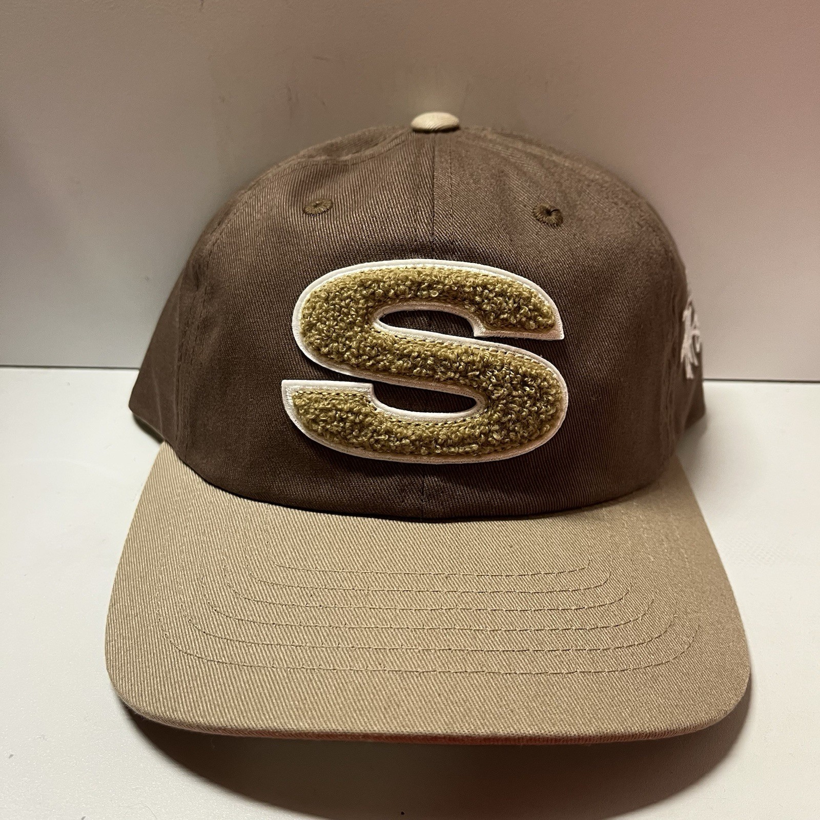 Stussy Low Pro Chenille S Snapback Brown Travis Scott 1311061 from Japan