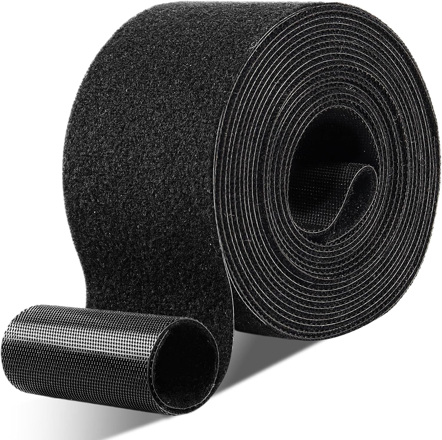 2in x 12ft Hook and Loop Straps, Double Sided Self-Gripping Strips, Cut to Lengt