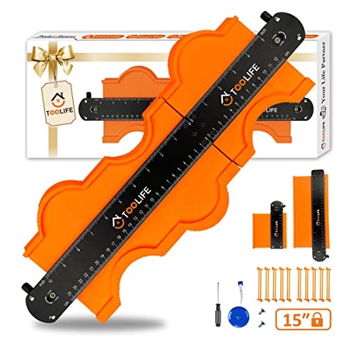 Connectable Contour Gauge with Lock, Stocking Stuffers，Gifts 15 INCH-CONNECT