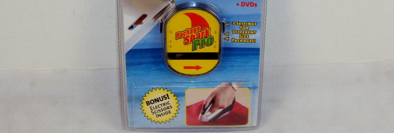 Package Shark Pro ~ Open Plastic Retail Clamshells, With Bonus Electric Scissors