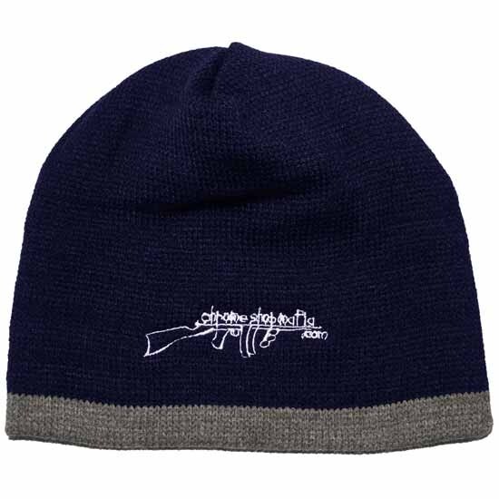 Chrome Shop Mafia Logo Beanie - Blue & Gray