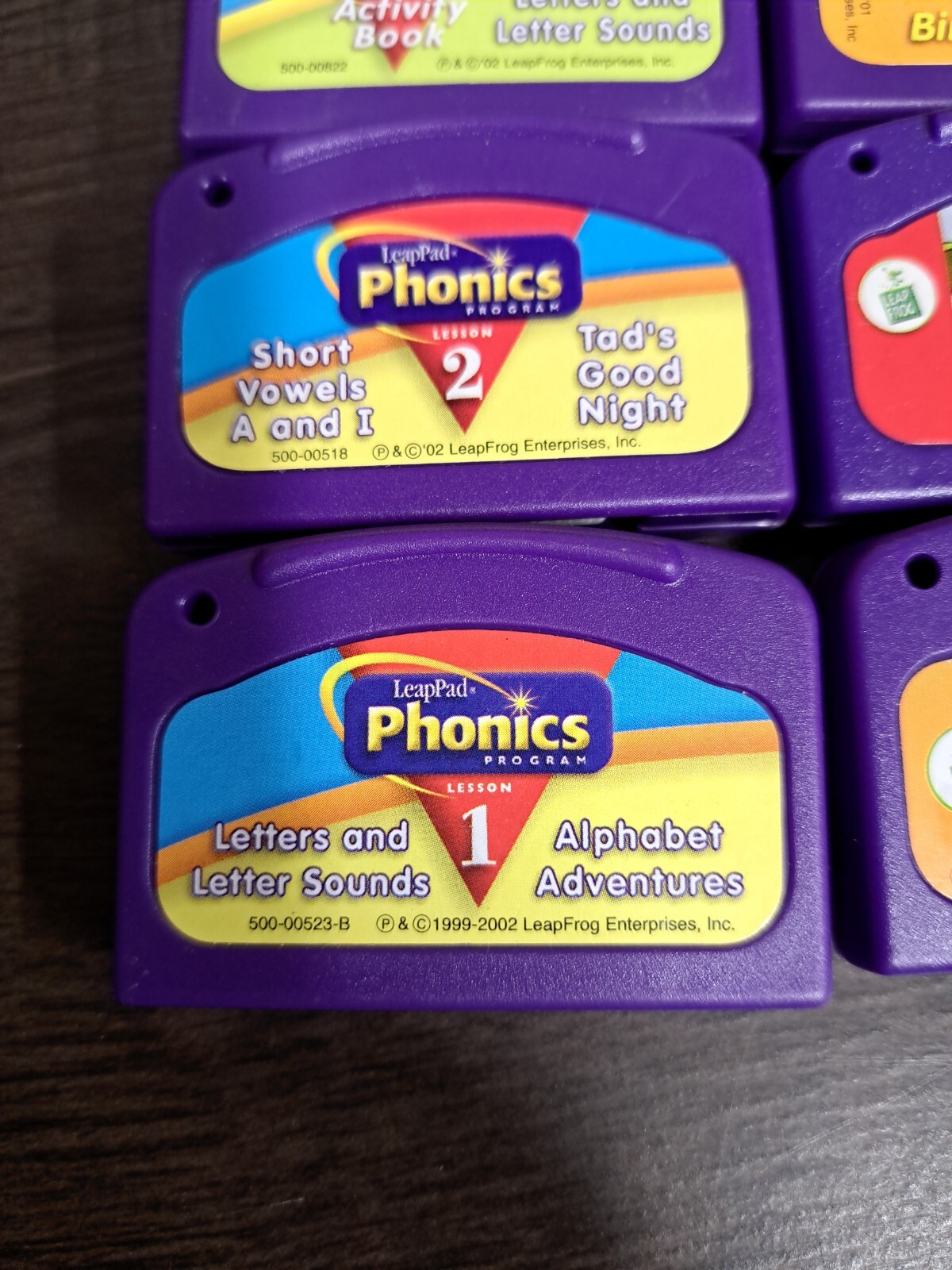 Lot of 7 Leap Frog LeapPad Phonics Reading Math Finding Nemo