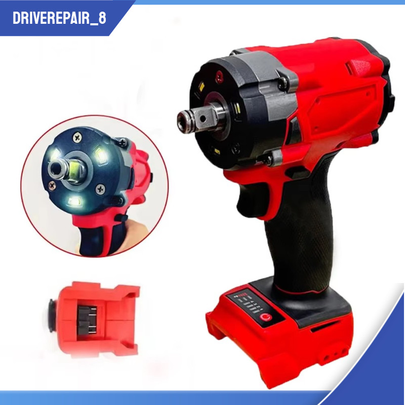 For Milwaukee 18V M18 FUEL 1/2" High Torque  Impact Wrench RED+BLACK 4 Speed