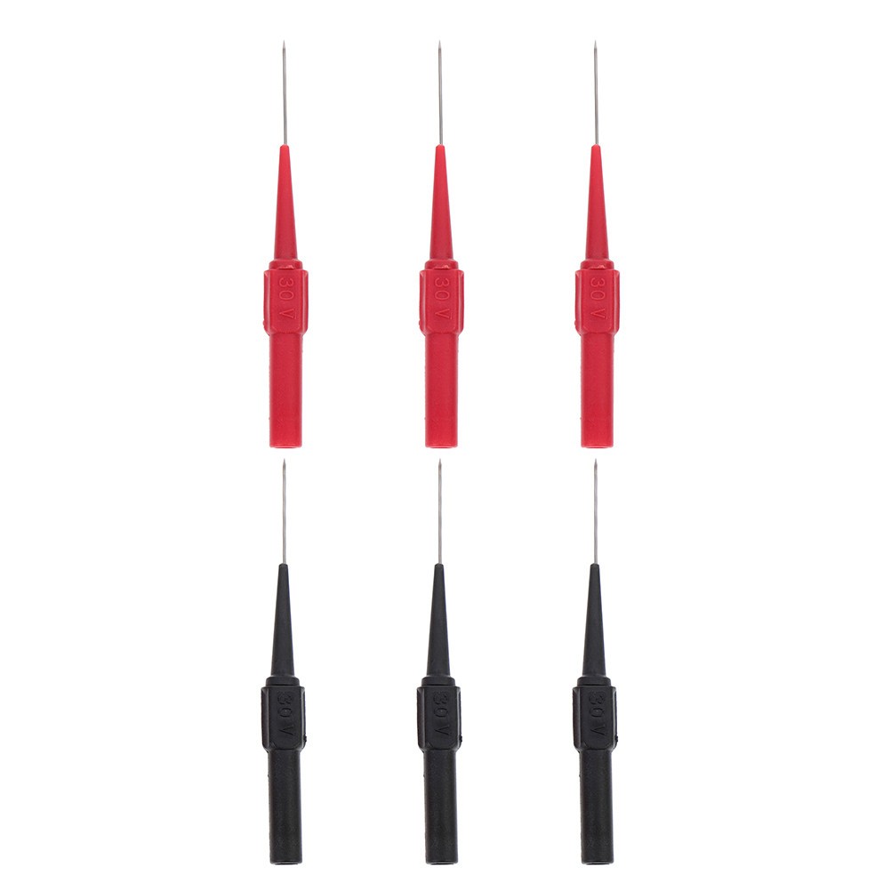 6Pcs Reusable Wire Piercing Probe for Multimeter Test Lead Kits