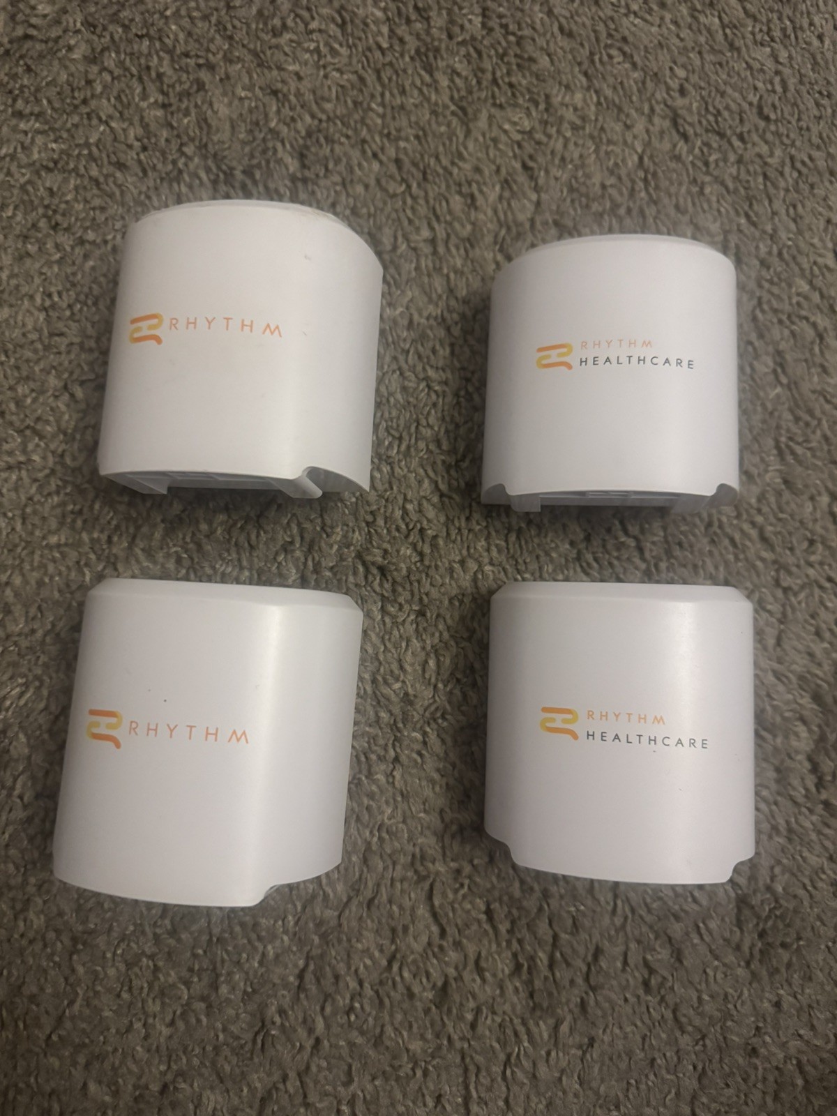 (4) Rhythm Healthcare P2 Batteries Used Fully Functional And Hold Charges