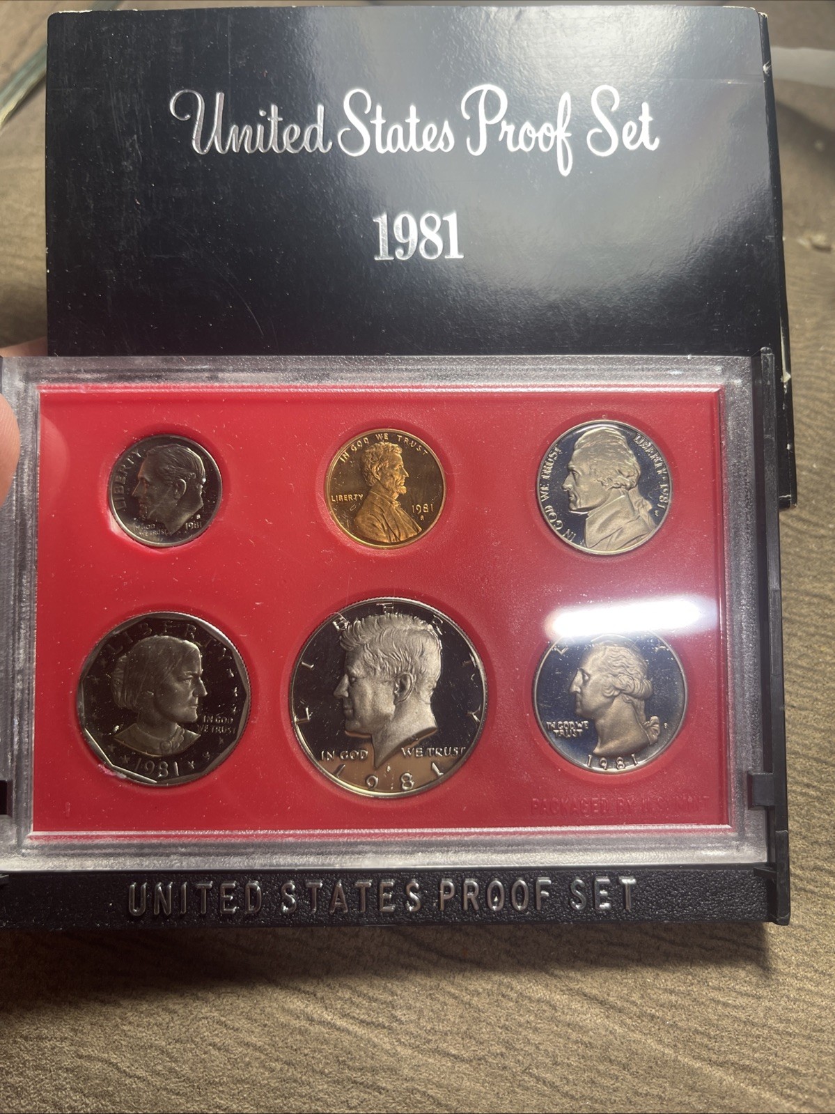 1981s United States US Mint Proof Set OGP Box