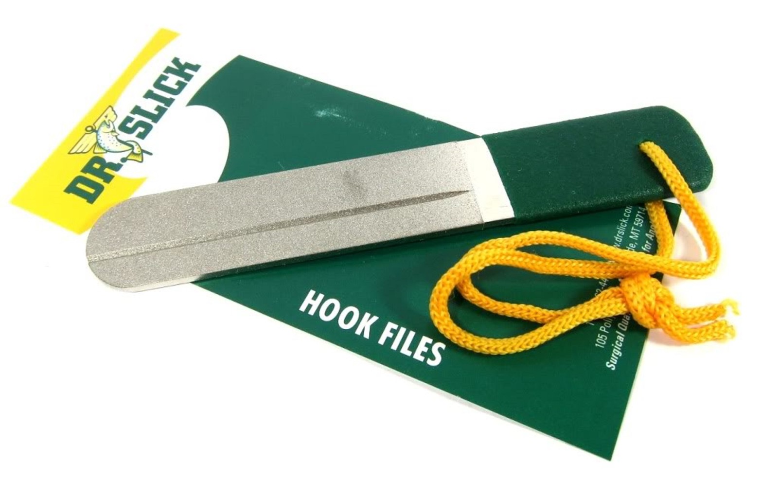 DR SLICK HOOK FILE -- Diamond 2 sided -- 4 or 6 inch Fly Fishing