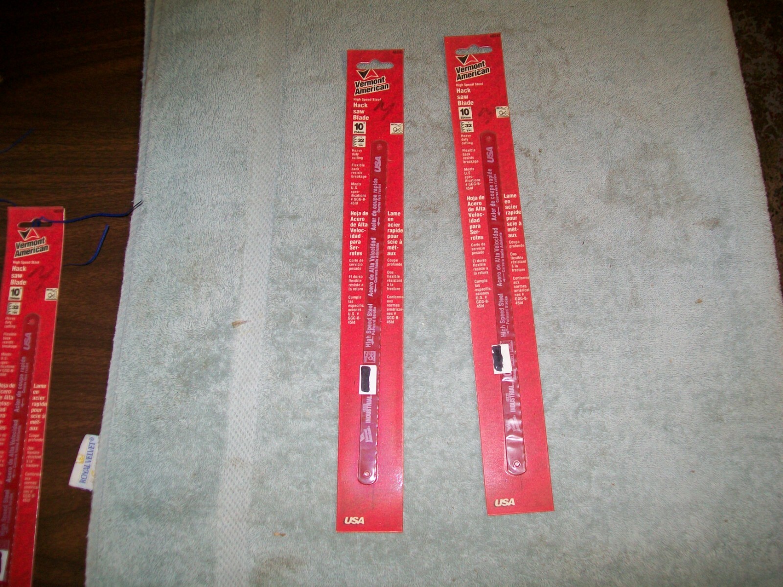 2 package of Vermont American part # 48242 hack saw blade 10" 32 TPI
