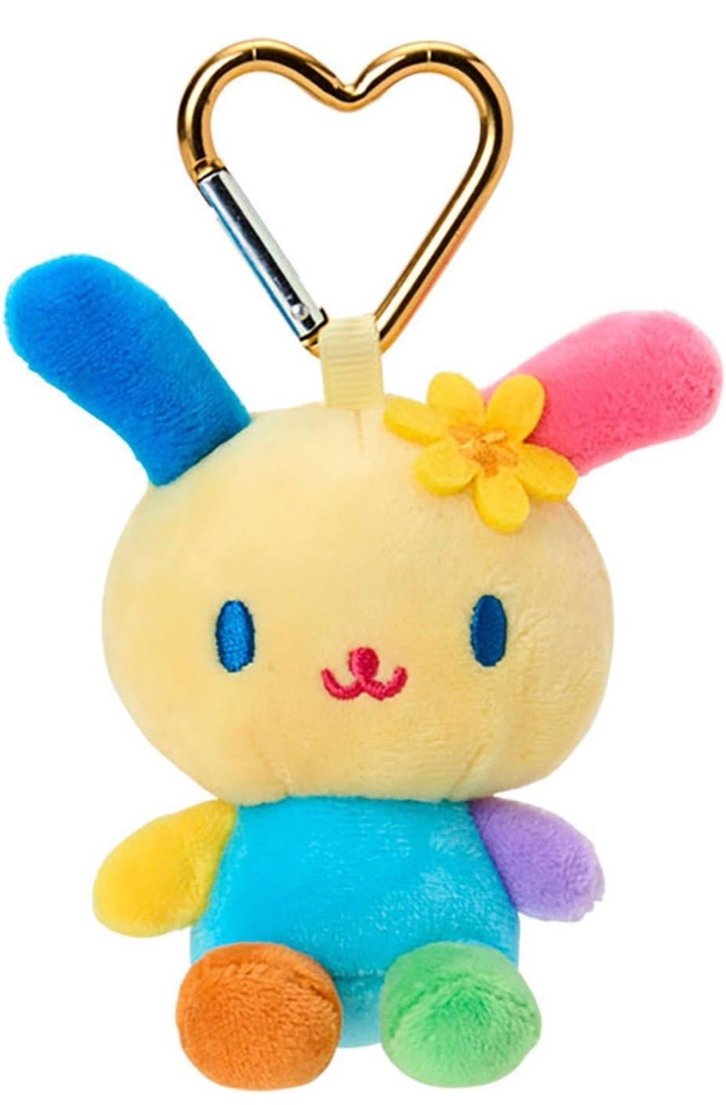 New Sanrio Usahana Mini Mascot Holder Key chain Plush W2.8xD1.8xH3.9 inch