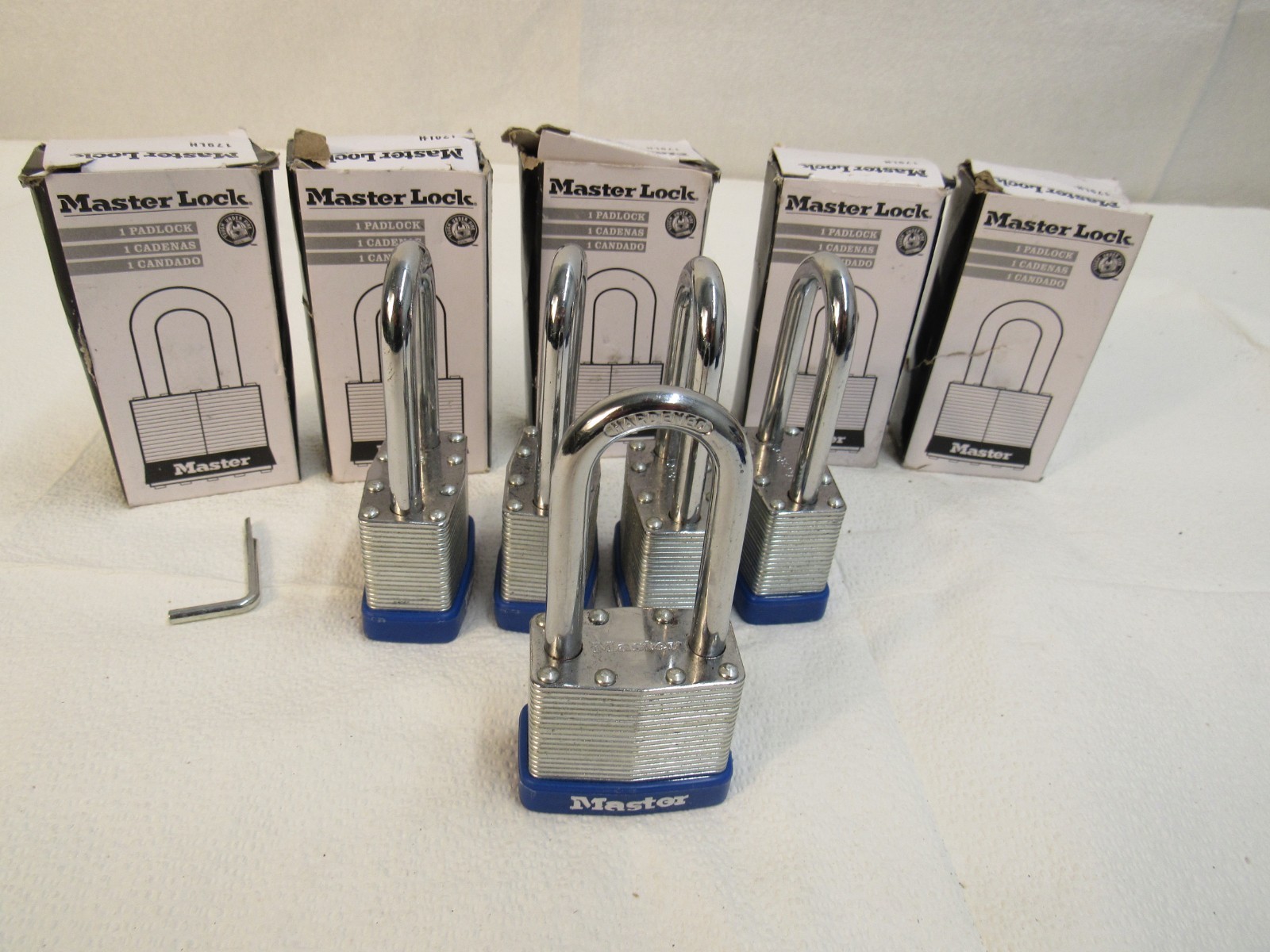 Master Combination Padlock 179LH With Resettable Combination Lot of 10