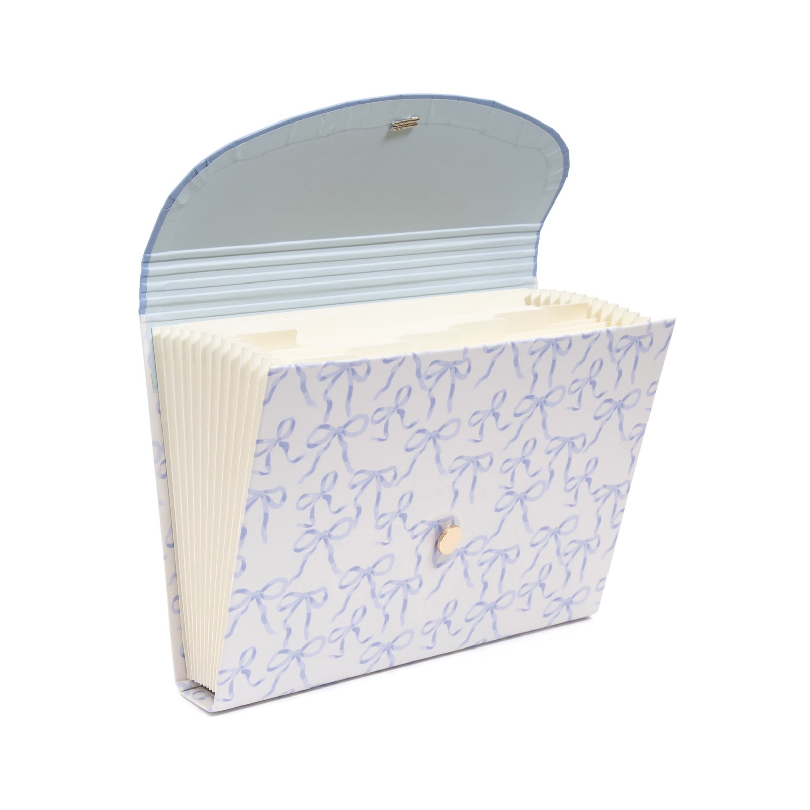 13 Pocket Expandable File 13 x 9.2 x 1.4 in., Charming Coquette Blue